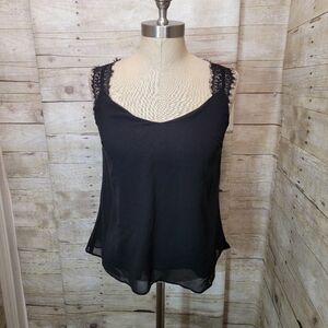 Maude Black Lace Strap Camisole